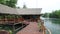 Bungalows on the Kwai river in northwestern Thailand