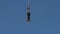 Bungee jumping blue sky