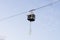 Bungee jumping of cable car over river Gauja in Latvia