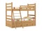 Bunk bed isolated