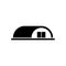 Bunker icon isolated vector on white