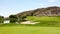 Bunker, Pond and Fairway On Oak Quarry Golf Course, Southern California