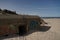 Bunker ruin at beach near Houvig, Jutland, Denmark