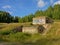 Bunker ruin in the forest at Karosta old military base, Liepaja