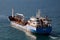 Bunkering vessel at the Strait of Gibraltar