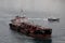 Bunkering vessel at Tenerife Spain