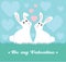 Bunnies in love