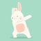 Bunny Funny dabbing movement
