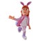 Bunny Girl 3D Cartoon Illustration carrying a backpack