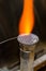 Bunsen burner flame