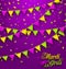 Bunting Background for Mardi Gras