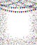 Bunting Flags Confetti Frame