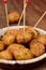 Bunuelos de bacalao, spanish cod fritters