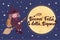 Buona festa della Befana - Italian translation - Happy Epiphany lettering decorated with stars and comet symbols. Cute