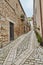 Buonalbergo, Italy. Alleys of the historic center