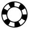 Buoy, Lifesaver Glyph icon