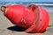 Buoy washed up on beach after hurricane Irma