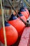 Buoys Protecting a Docked Ship in Alaska