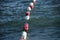 Buoys on the water
