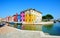 Burano island colorful scenery (Venice, Italy)