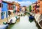 Burano village near Venise