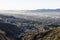 Burbank California Smoggy Hilltop View