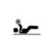 Burble, fitness, weightlifting, gym icon. Element of gym pictogram. Premium quality graphic design icon. Signs and symbols