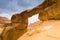 Burdah rock bridge, Wadi Rum desert, Jordan