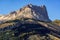 Bure Peak in the Devoluy Massif. Alps, France