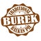 Burek label or stamp