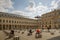 Buren\'s Columns in the courtyard of the Palais Royal in Paris