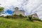 Burg Gutenberg in the Alps. Vaduz Castle in Liechtenstein with