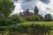 Burg Linn castle in Germany, Nordrhein-Westfalen,