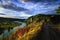 Burg Metternich in the town Beilstein on romantic Moselle, Mosel river. 360 degree panorama view. Rhineland-Palatinate, Germany