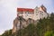 Burg Prunn castle at Altmuhl Valley Nature Park in Bavaria Germany