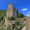 Burg Sooneck Castle above the Central Rhine River Gorge, UNESCO World Heritage Site, Rhineland-Palatinate, Germany