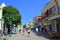 Burgas city street view