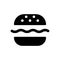 Burger black glyph ui icon