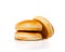 Burger Bun Isolated, Hamburger Bread, Empty Whole Burger Bun on White Background