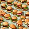 Burger Delight: Illustration of Classics Fast Food Burgers