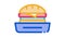 burger fast food Icon Animation