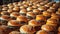 Burger Feast: An Abundant Table Spread of Hamburgers and Cheeseburgers!