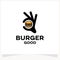 Burger Good Logo Design Template
