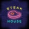 Burger House Neon Colorful Sign