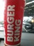 Burger king cup