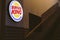 Burger king sign fast food cafe restaurant worldwide franchise shop