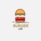 Burger logos. Sandwich. Fast food burger bakery. modern food. Flat logo and fast food product brand