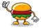 Burger mascot