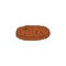 Burger patty minced meat, flattened and round ground beef for hamburger. Cartoon vector icon of meat for burger