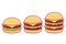 Burger set illustration